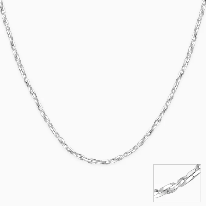 Silver Twisted Treasure Chain for Her