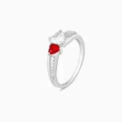 Silver U & Me Ring