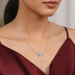 Silver Unending Love Necklace