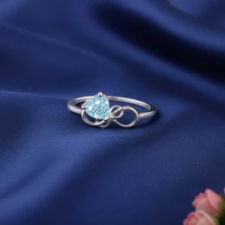 Silver Unending Love Ring