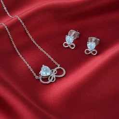 Silver Unending Love Set