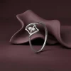 Silver Unique Shine Ring (Size 12)