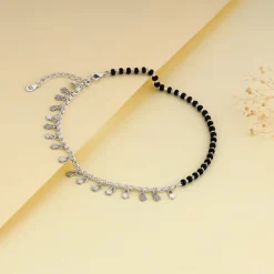 Silver Unique Vibe Anklet
