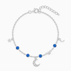 Silver Universe in Her Bracelet
