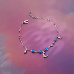 Silver Universe in Her Bracelet