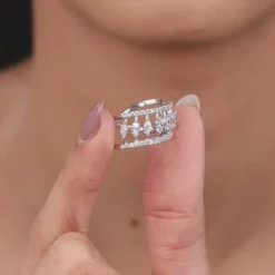 Silver Uptown Funk Ring