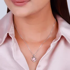 Silver Valentine Pendant