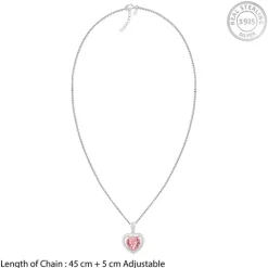 Silver Valentine Pendant