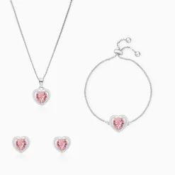 Silver Valentine Set of Three