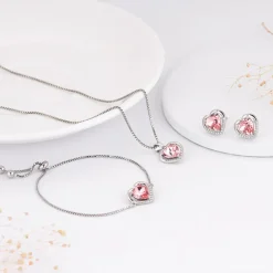 Silver Valentine Set of Three
