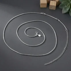Silver Venetian Box Waist Chain