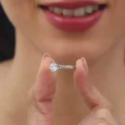 Silver Waver Glam Ring