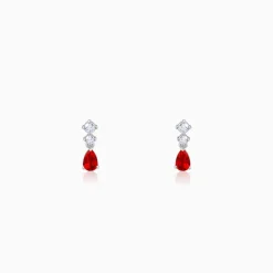 Silver We Fell in Love Earrings