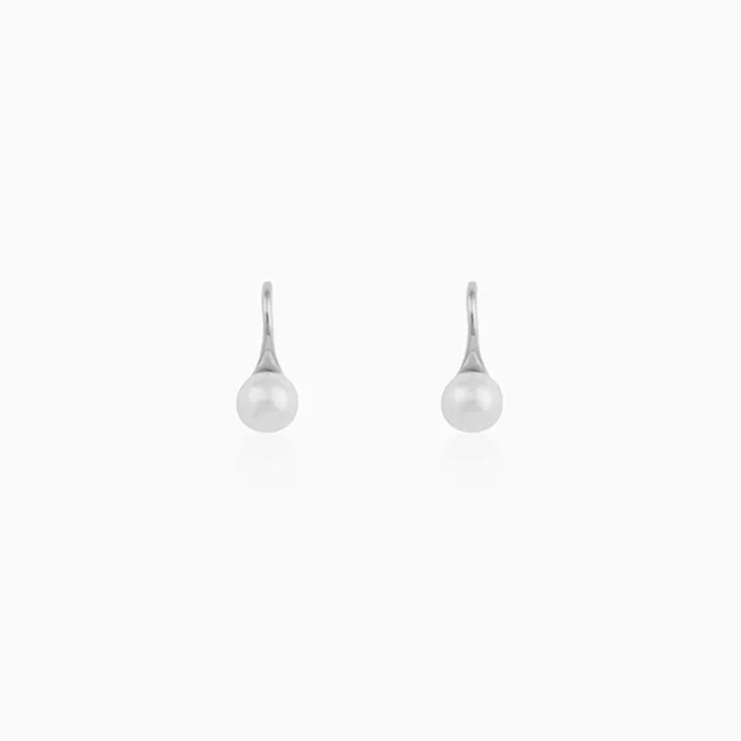 Silver White Pearl Moon Set