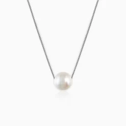 Silver White Pearl Moon Set