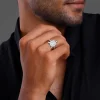 Silver Wise Tortoise Ring For Him