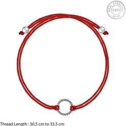 Silver Woven Feelings Rakhi