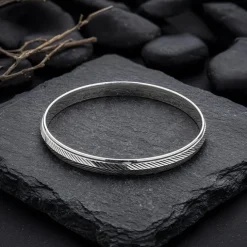Silver Yash Kada For Him (Size 6.73)