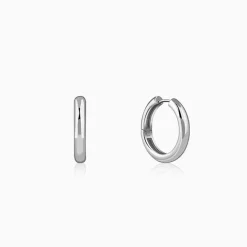 Silver Your Classic Hoop Earrings