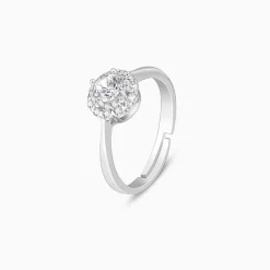 Silver Zircon Epic Glory Ring
