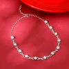 Silver Zircon Excess Necklace