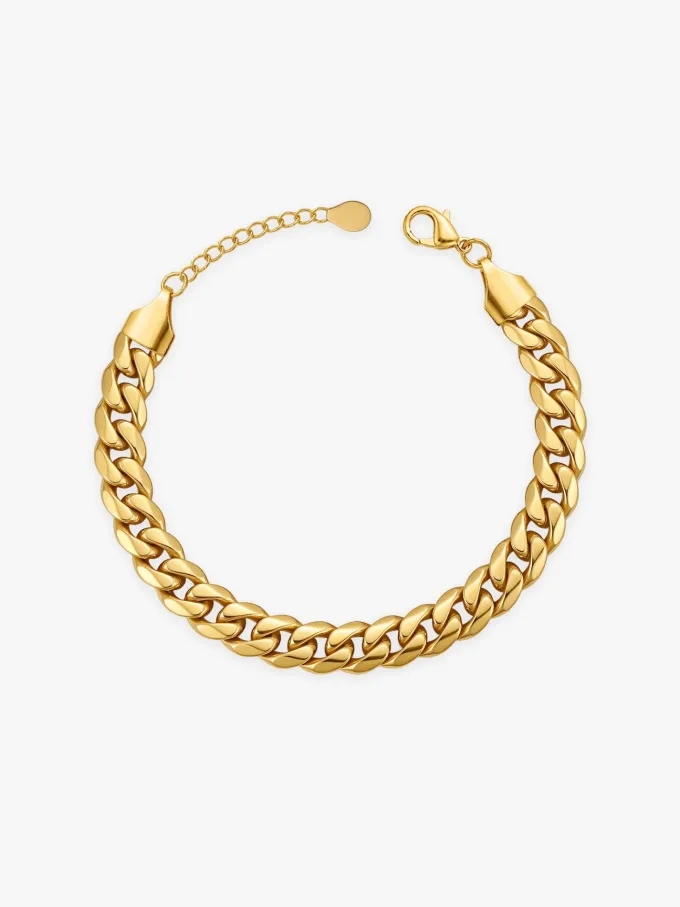 Street Signal Gold Plated Bracelet