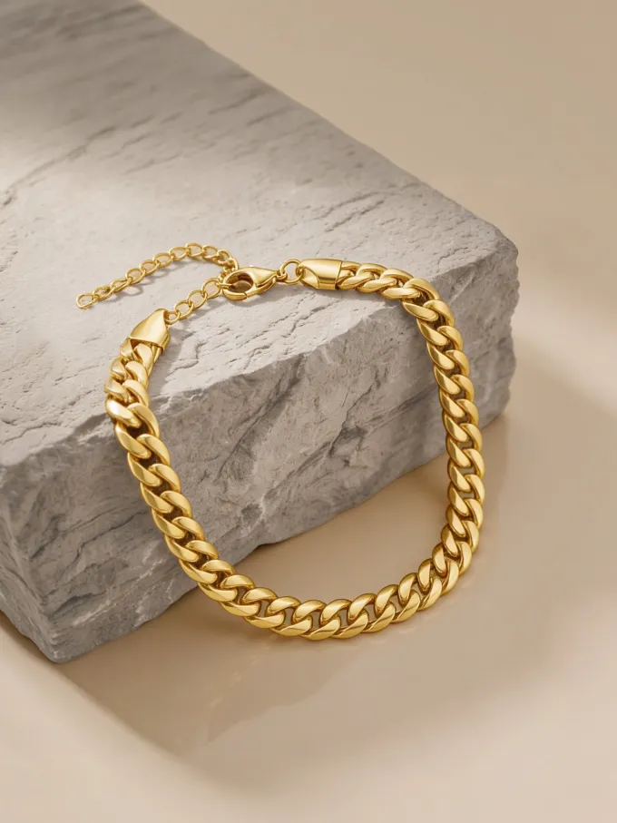 Street Signal Gold Plated Bracelet