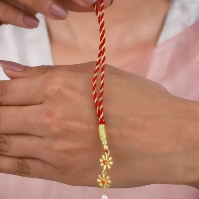 The Bhabhi's Joy Lumba Rakhi Set of 2