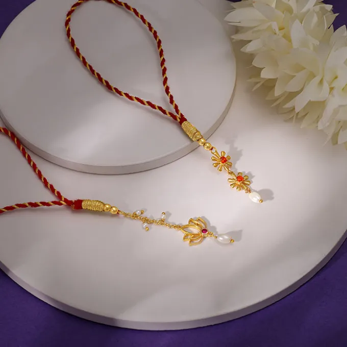 The Bhabhi's Joy Lumba Rakhi Set of 2