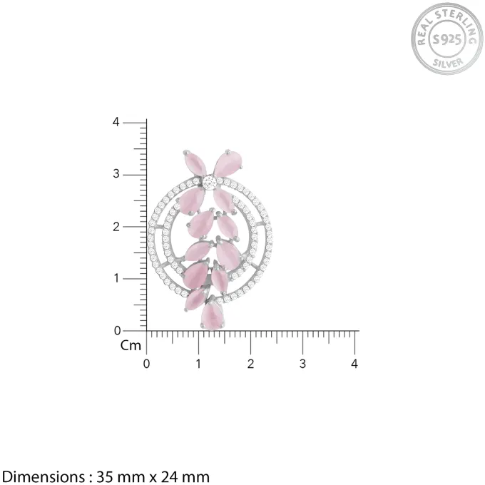 The Pink Periwinkle Pendant