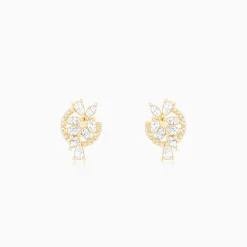 The White Periwinkle Earrings