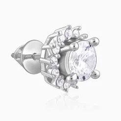 Zircon Shining Flower Earring