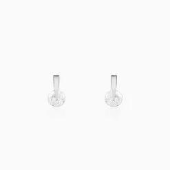 Zircon Twirl Earring
